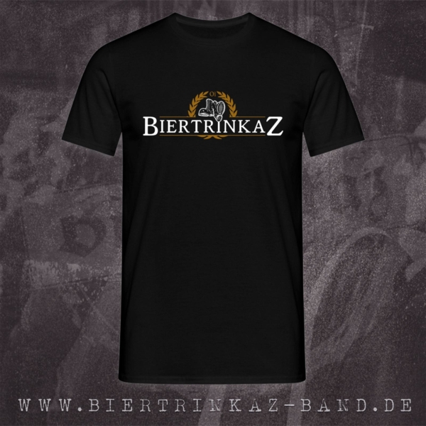 Shirt "Biertrinkaz - Stiefel" (Schwarz)
