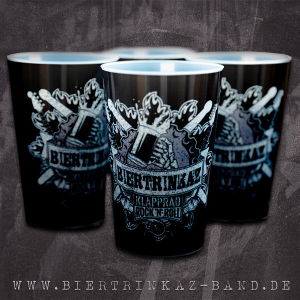 "Klapprad Rock´n´Roll"  | Mehrwegbecher 0,5 Liter