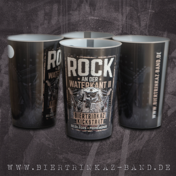 "Rock an der Waterkant II"  | Mehrwegbecher 0,5 Liter